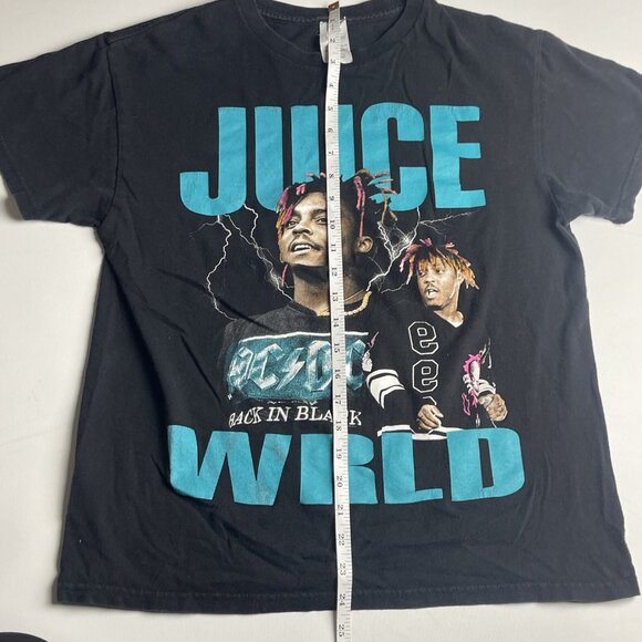 Juice Wrld Shirt Mens Black Blue Big graphic Rap hip hop (M, but read) - Picture 9 of 11